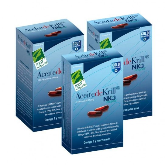 Aceite de KRILL NKO, 120 cápsulas