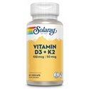 Vitamina D3 + K-2 (MK7), 60 VegCaps