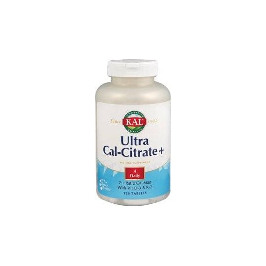 Ultra Cal-Citrate+, 120 comprimidos