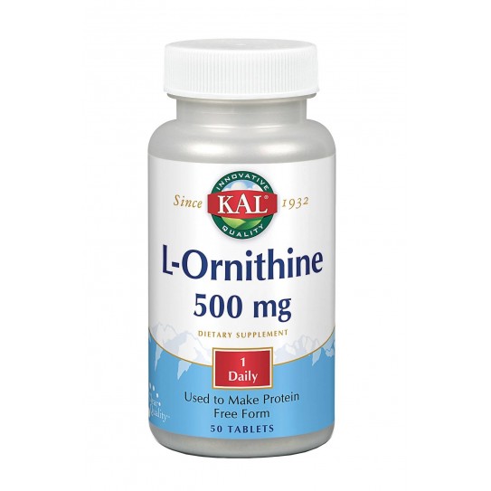 L-Ornitine 500mg, 50 comprimidos