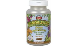 Dino Colostrum Choco, 60 dinosaurios masticables (sabor chocolate)