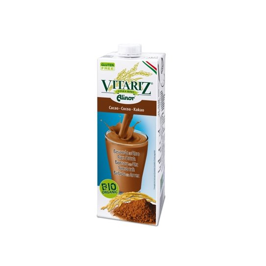 Bebida Vegetal de Arroz Cacao SinGluten Bio Vegan, 1l