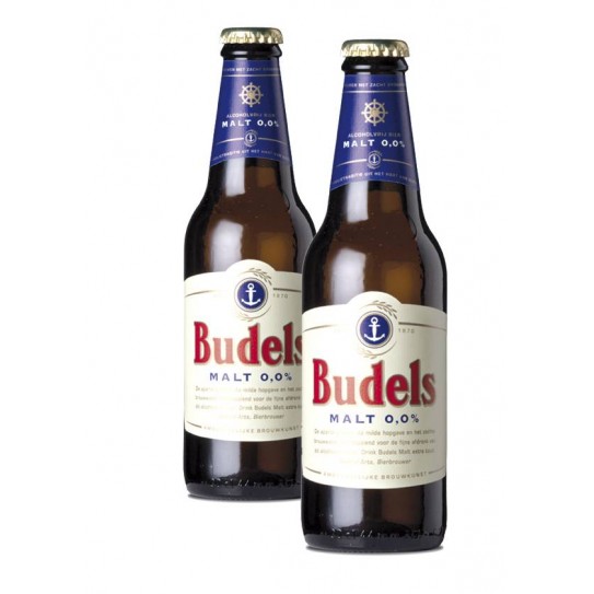 Budels CERVEZA BUDELS MALT 0% ALCOHOL BIO, 30 cl