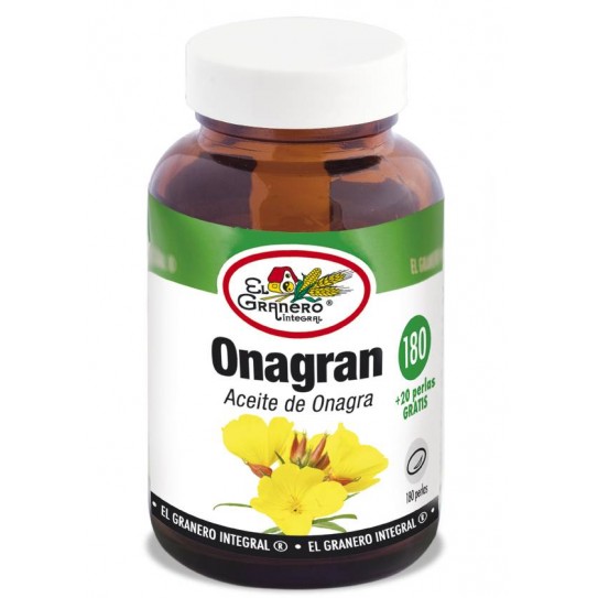 El Granero Integral ONAGRAN ACEITE DE ONAGRA, 180+20 PERLAS 715 mg