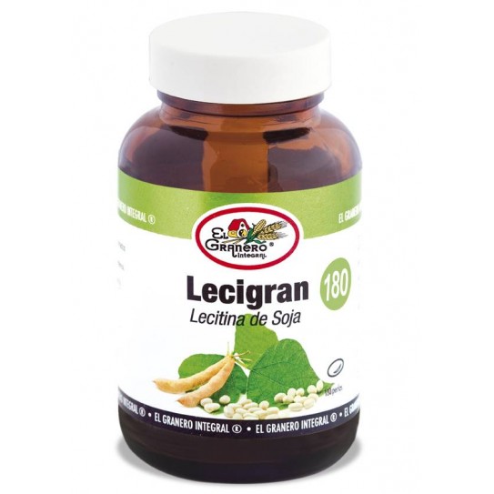El Granero Integral LECIGRAN LECITINA DE SOJA, 180 PERLAS 740 mg