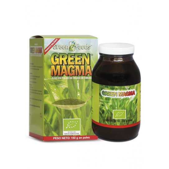 Green Magma GREEN MAGMA USA VERDE DE CEBADA POLVO BIO, 150 g