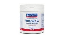 Lamberts Vitamina C (Ascorbato de Calcio), 250gr Polvo
