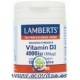 Lamberts Vitamina D3 4000ui(100µg) 120 tab (Forma Natural más absorbible D3) 120 tabletas