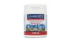 Lamberts Vitamina E natural 400 UI 60 Caps