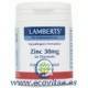 Lamberts Zinc 30 mg (como Gluconato) 100 Tabs