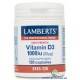 Lamberts Vitamina D3 1000 UI (25µg)