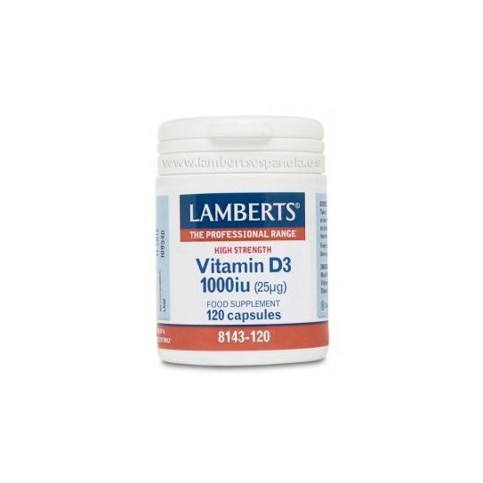 Lamberts Vitamina D3 1000 UI (25µg)