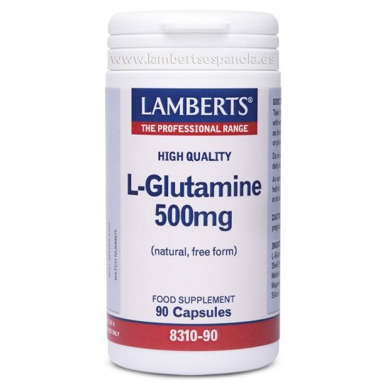 Lamberts L-Glutamina 500 mg 90 Caps