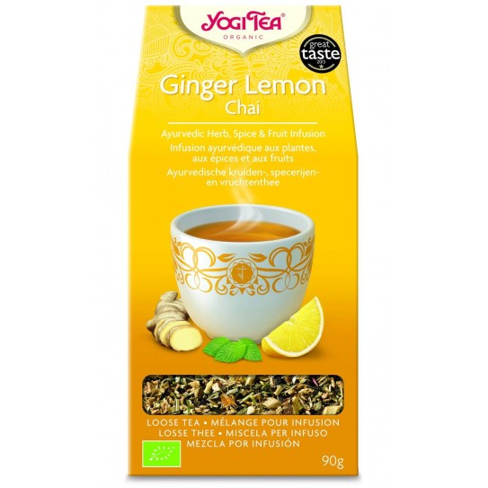 YOGI TEA Jengibre y limón Chai 90 g