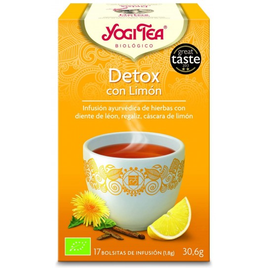 YOGI TEA Detox con limón 17 x 1,8