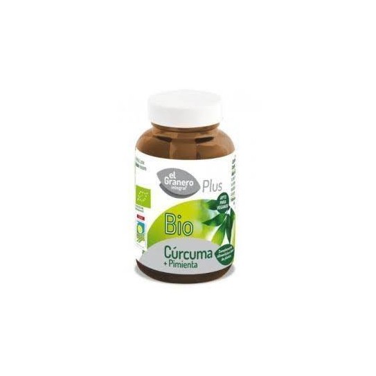 El Granero Integral Cúrcuma + Pimienta Bio, 60 Cap. 440 mg