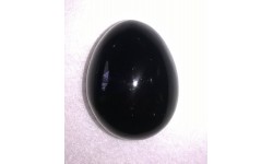 Huevo de Obsidiana. Grande con agujero (4.5cm x 3.5cm)