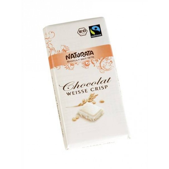 Chocolate blanco con cereales ECO 100g