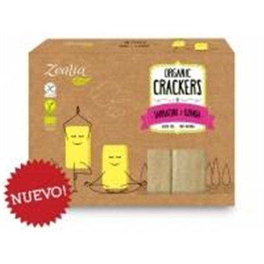 Crackers de sarraceno y quinoa Bio, 120gr