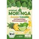 Bebida refrescante de Moringa Piña-Lima Bio (botella), 330ml