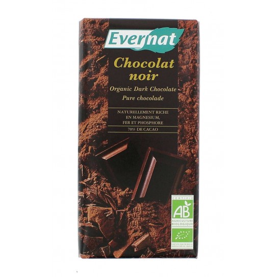 Chocolate Negro 70%, 100gr