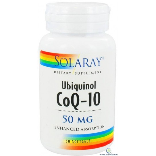 Ubiquinol CoQ10 100mg, 30 cápsulas