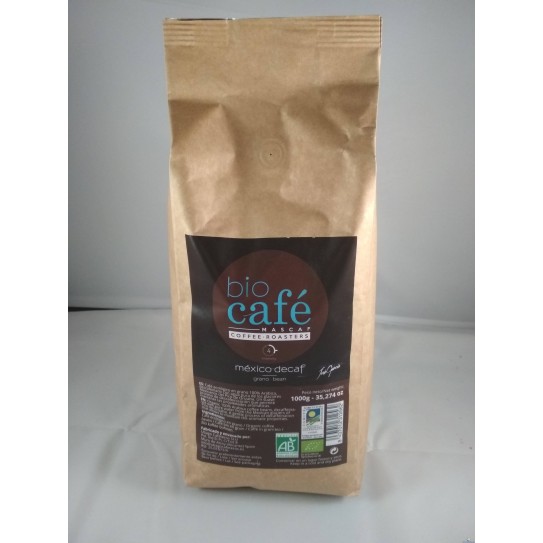 Café Descafeinado Grano Bio, 1kg