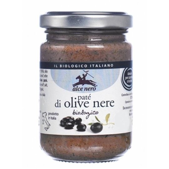 Paté de olivas negros BIO, 130gr