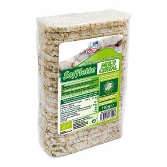 Soffiette de arroz multicereal BIO, 130g