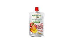 Puré de manzana, melocotón y mango BIO, 100gr