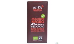 CHOCOLATE 85% CACAO MASCAO BIO COMERCIO JUSTO, 80gr