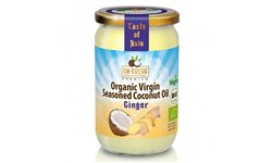 Aceite de coco bio premium 190ml aromatizado con jengibre